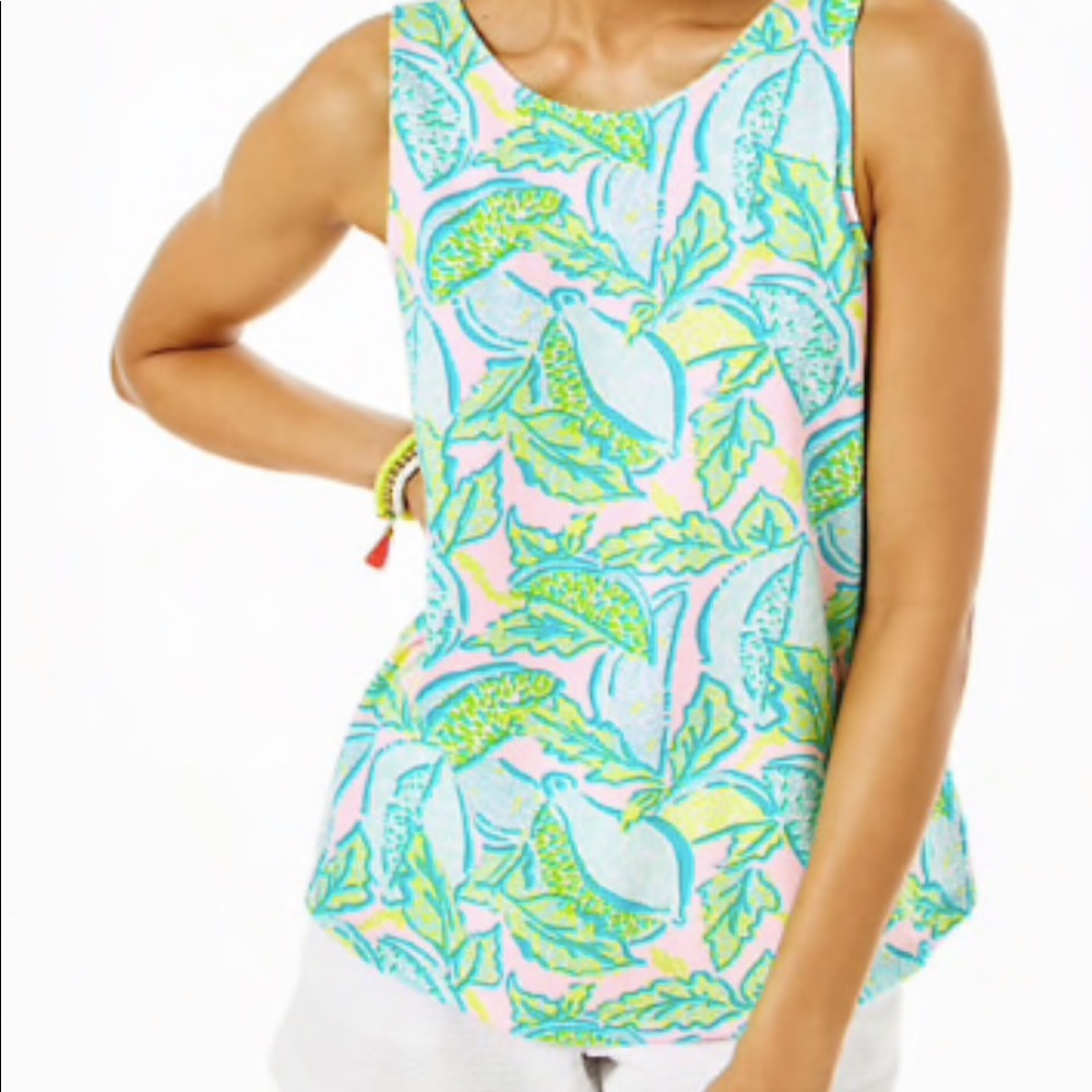 Lilly Pulitzer Kristen top vitamin sea